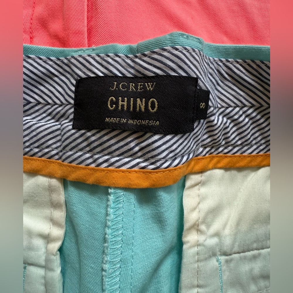 J. Crew Women's Shorts in Green, Coral, and Teal - Picture 2 of 3